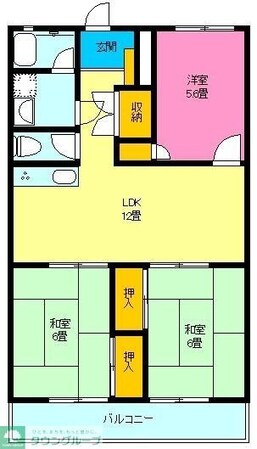 ニューサイトマンションの物件間取画像